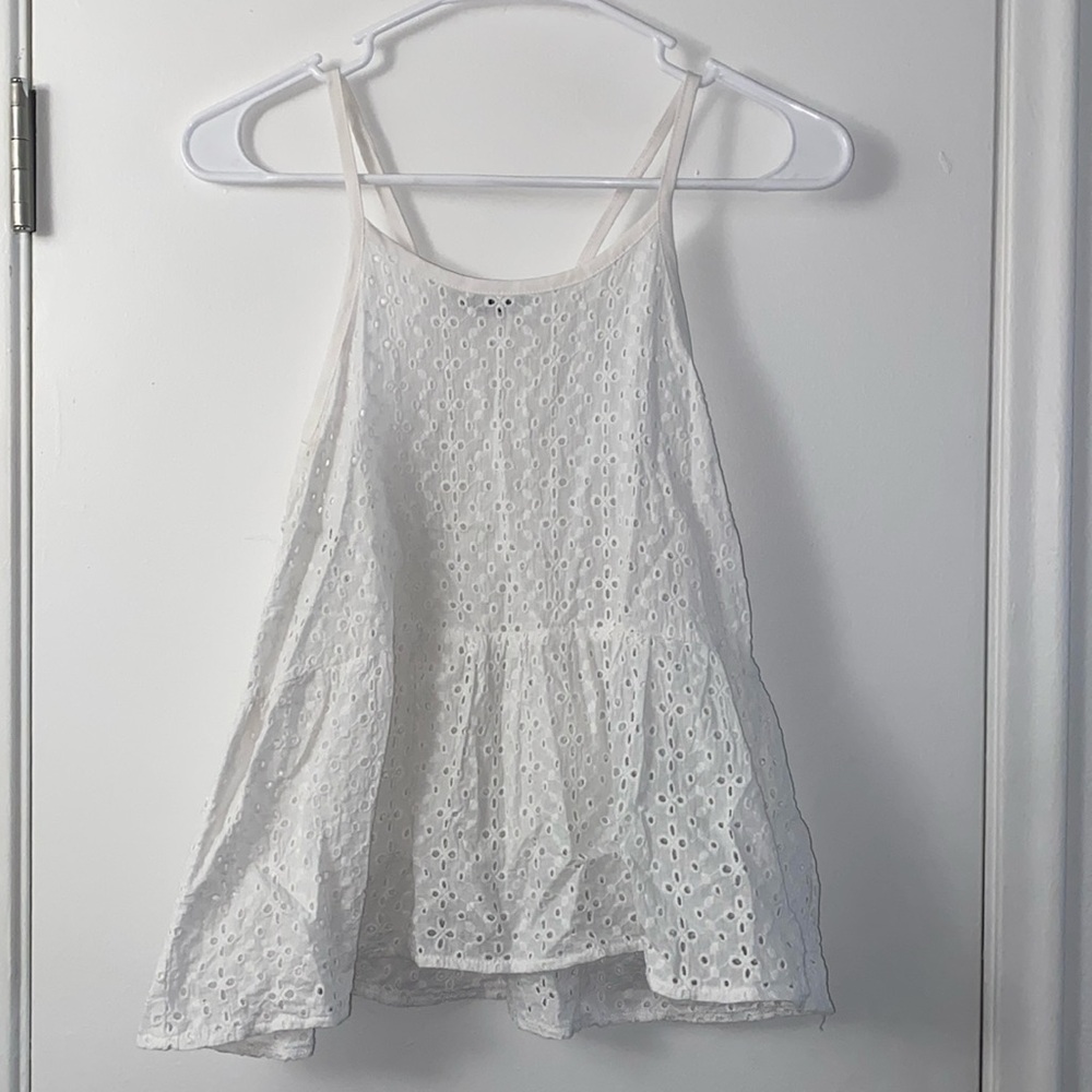 White dressy tank top